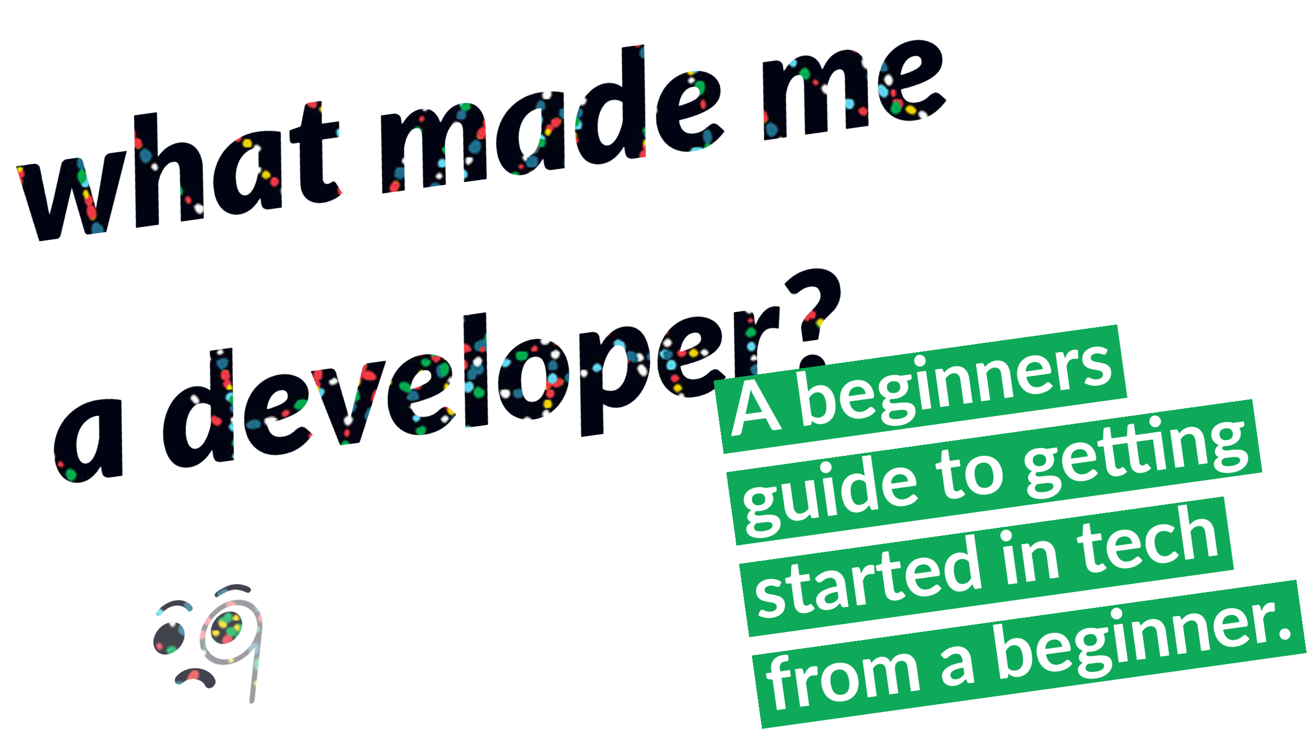 what made a developer? cover